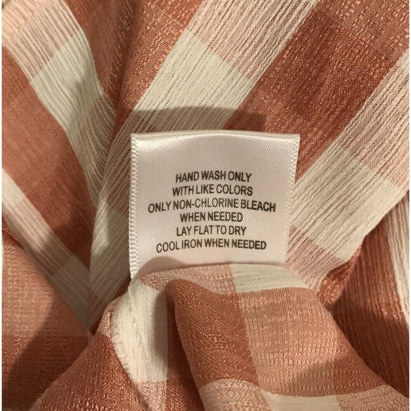 MODCLOTH Women's Picnic Plaid Gingham Puff Sleeve Blouse - Size Medium - Picture 8 of 8